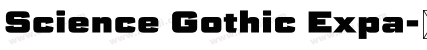 Science Gothic Expa字体转换